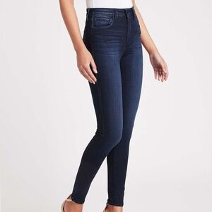 L'AGENCE MARGUERITE HIGH RISE SKINNY JEAN - MARINO BLUE Size 30